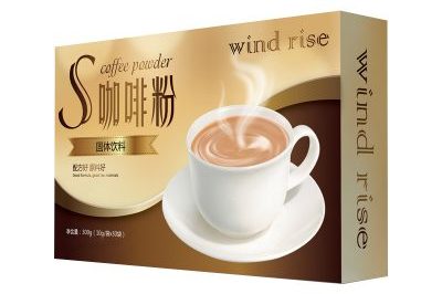 Coffee Packaging Box With Folding Stickers (2)