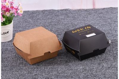 Color Printing Food Burger Folding Box (3)