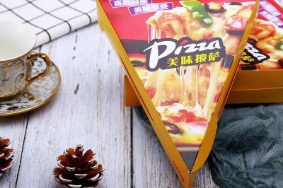 Color Printing Triangle Pizza Packaging Box (3)