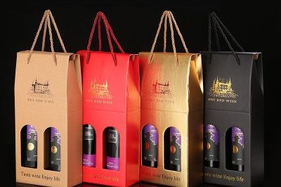 Creative Red Wine Bottle Packaging Box (6)