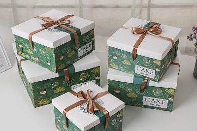 Custom Square 6 Inch Cake Box (3)