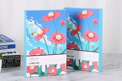 Custom White Cardboard Packaging Color Box (2)