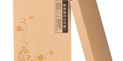 Custom made kraft paper clothes airplane box (3)