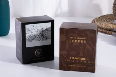 Customized Gold And Silver Cardboard Coffee Box (3)