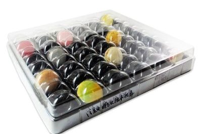 Food Grade Pet Black Plastic Biscuit Box (3)