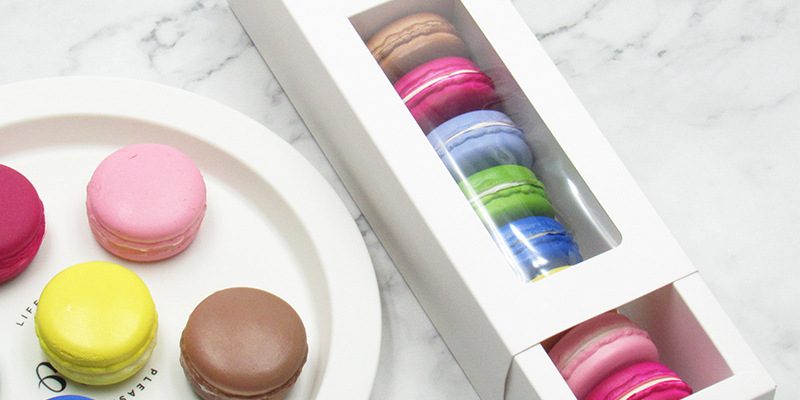 Macaron Transparent PVC Window Biscuit Box (5)