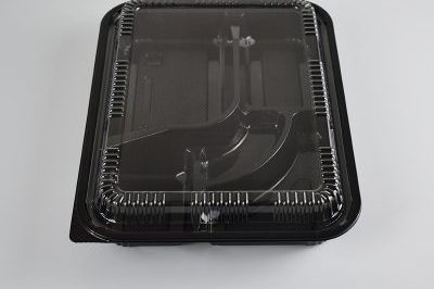 OPS Material Black Transparent Takeaway Lunch Box (3)