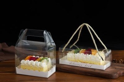 Portable Transparent Mousse Cake Packaging Box (3)
