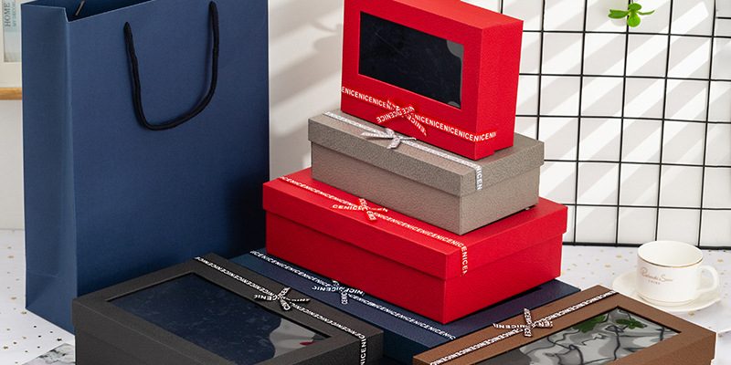 Window Cosmetic Bow Gift Box (6)