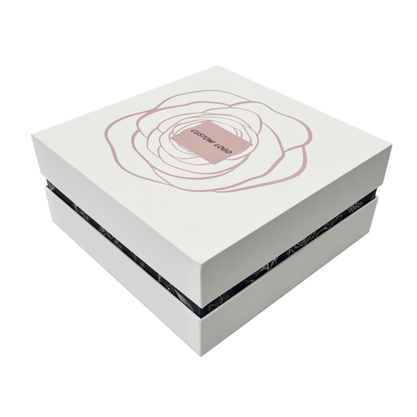 removable lid rigid gift box for cosmetics