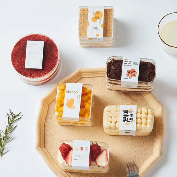 plastic food packaging box with lid