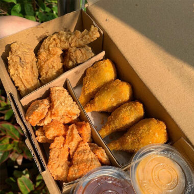 chips takeaway paper food packaging box