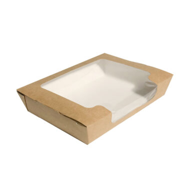 fried chicken paper box with window