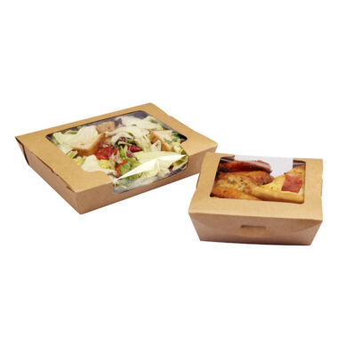 fried chicken paper box with window