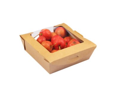fried chicken paper box with window