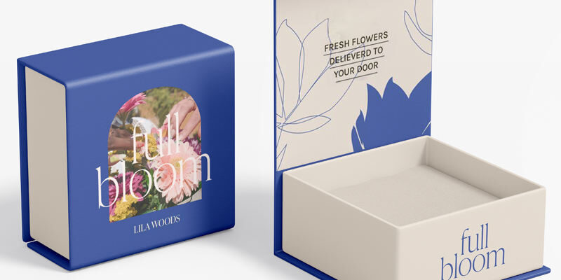 magnet gift box with magnetic lid