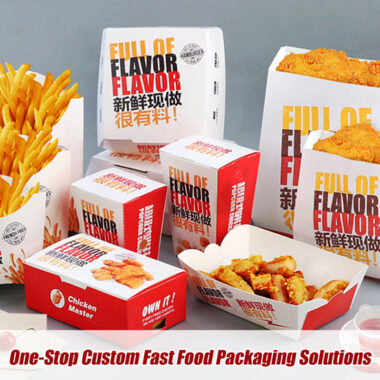 clamshell paper food packaging box