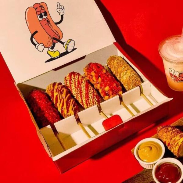 clamshell paper food packaging box