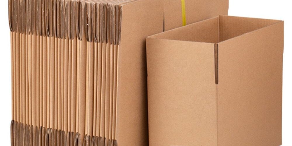 Custom logo printed corrugated shipping box