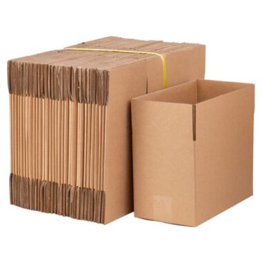 Custom logo printed corrugated shipping box