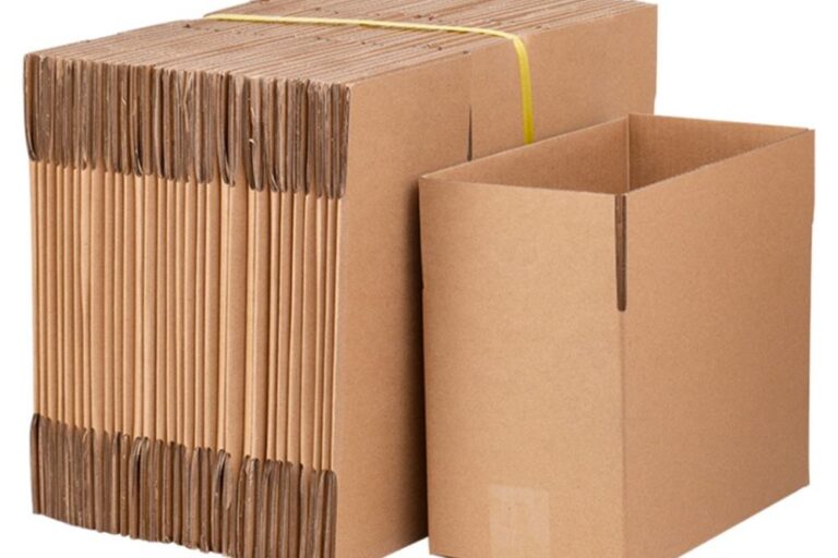 Custom logo printed corrugated shipping box