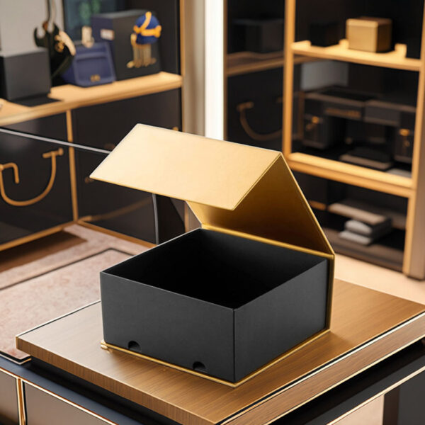 perfume gift box with magnetic folding