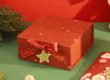 rigid holiday gift box with glossy lamination