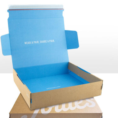 Recycled E-flute Corrugated Shipping Box