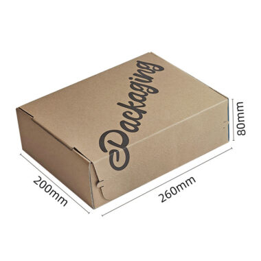 Recycled E-flute Corrugated Shipping Box