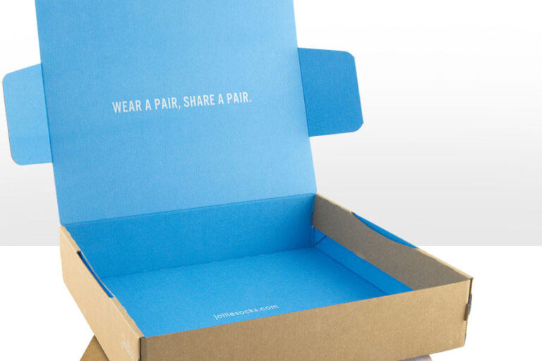 Recycled E-flute Corrugated Shipping Box