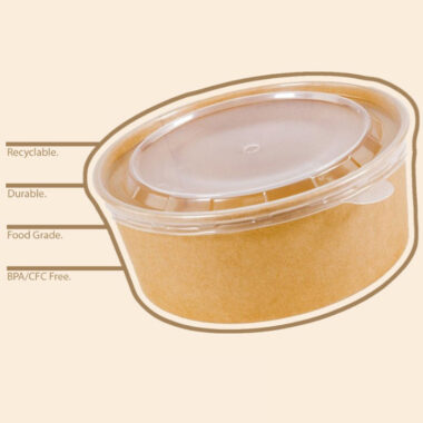 paper food packaging box with lid