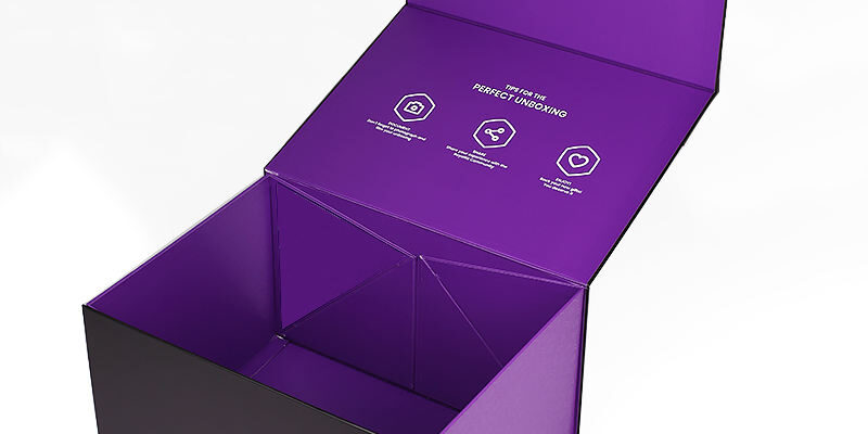 closure gift box with custom logo