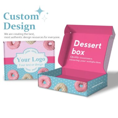 printed foldable cake packaging box