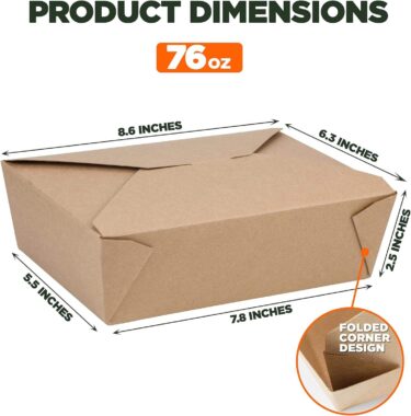 Disposable Lunch Box for Fast Food