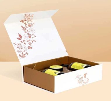 cardboard gift box with custom logo