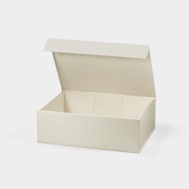 luxury cardboard gift box with ribbon