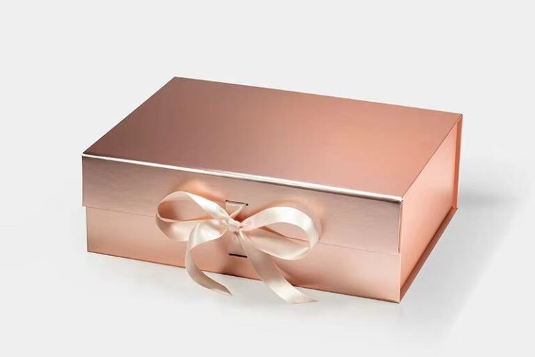 Luxury Cardboard Gift Box with Ribbon for High-End Jewelry Packaging (6) luxury cardboard gift box with ribbon