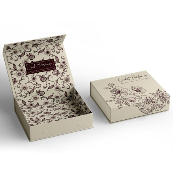 magnetic flip fold paper gift box