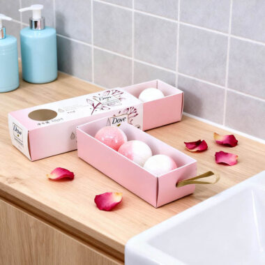 gift box with rigid structure and printing