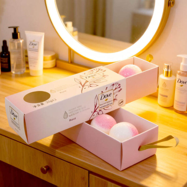 gift box with rigid structure and printing